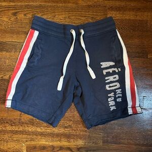 Men’s 2011 Aeropostale Lounge Sweats Shorts Navy Blue Size XS